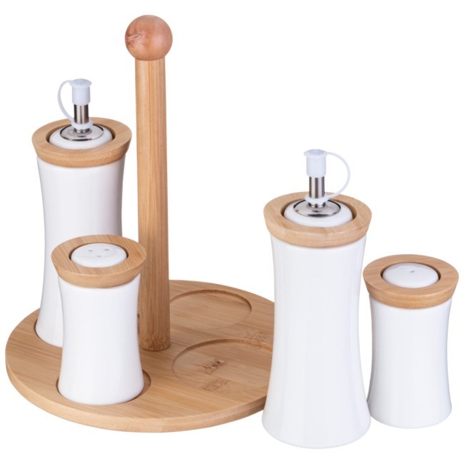 Набор для специй lefard "native" 4 пр. на дерев. подставке Lefard (587-196)