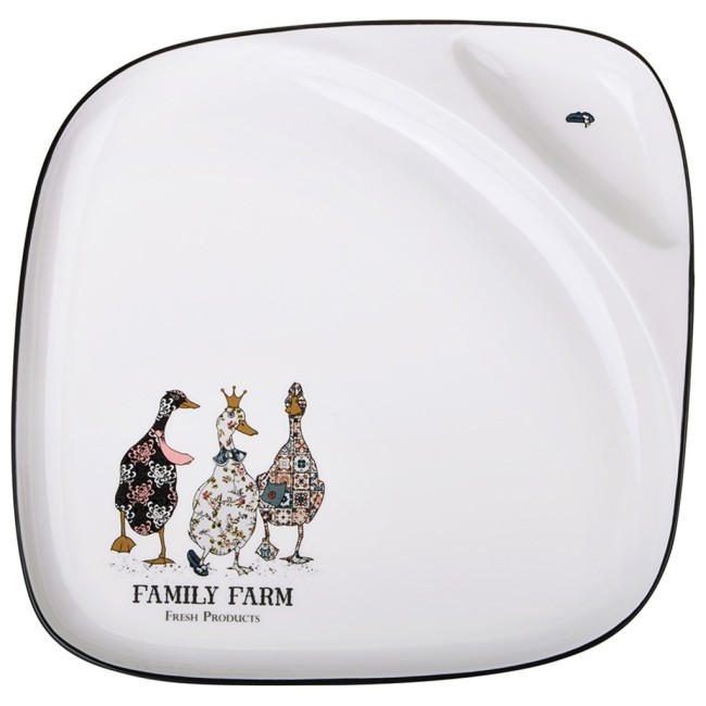 Тарелка обеденная lefard "family farm" 2 секции 26*2,5 см Lefard (263-1418)