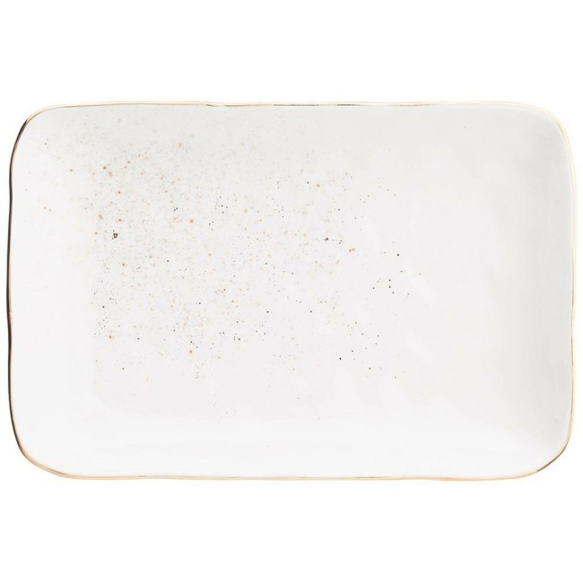 Блюдо прямоугольное bronco "gold" 26,5*17,5*3,5 см Bronco (263-1079)