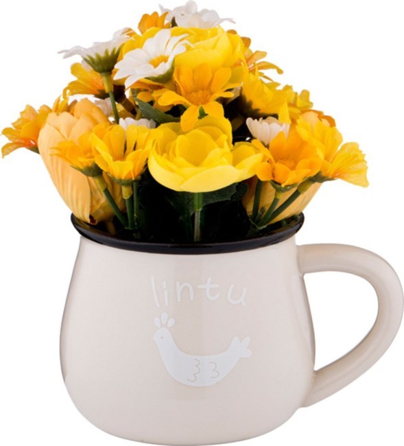 Изделие декоративное "цветы" 13*8 см. высота 15 см. Huajing Plastic (70-553)