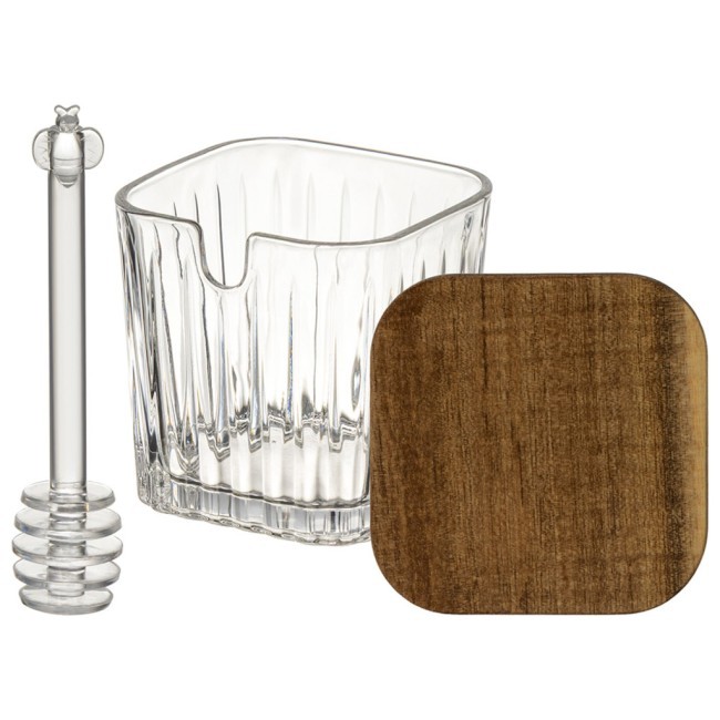 Набор банок "nature" для меда/сахара с палочкой/ложкой 300 мл/2 шт Lefard (691-166)