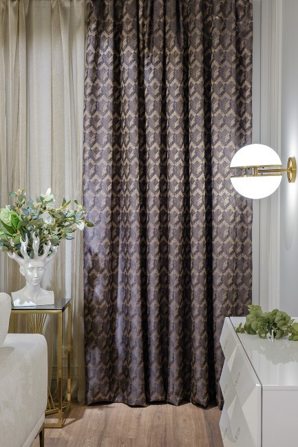 Портьера MODENA бронзовая 275*260см (TT-00008635) Портьера MODENA бронзовая 275*260см (TT-00008635)