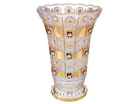 Ваза "lefard gold glass" диаметр=17 см. высота=25 см. Lefard (195-125)