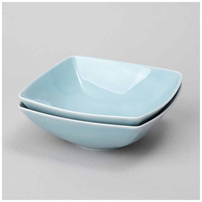 Набор салатников квадратных lefard tint 600мл (светло-голубой) 2 шт. Lefard (48-942-1)