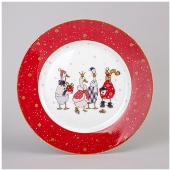 Тарелка обеденная lefard "family christmas" 25 см Lefard (425-118)