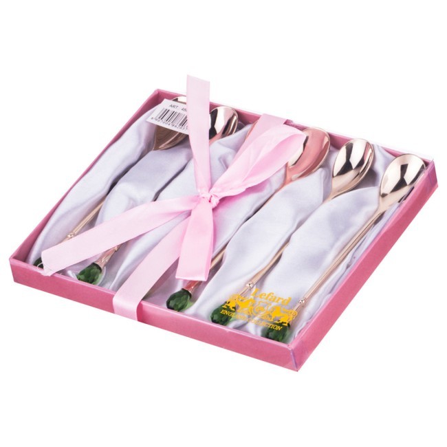 Набор чайных ложек, 6 шт., длина 13,5 см. "изумруд" Lefard (486-203) Набор чайных ложек, 6 шт., длина 13,5 см. "изумруд" Lefard (486-203)