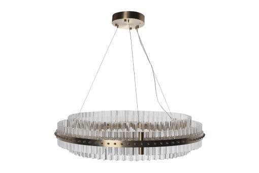 Люстра подвесная "Galaxy" стекло прозрач. d85*h20см (TT-00013037)