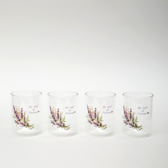 Набор стаканов "душа прованса" из 4-х шт. 360 мл Agness (887-283) Набор стаканов "душа прованса" из 4-х шт. 360 мл Agness (887-283)