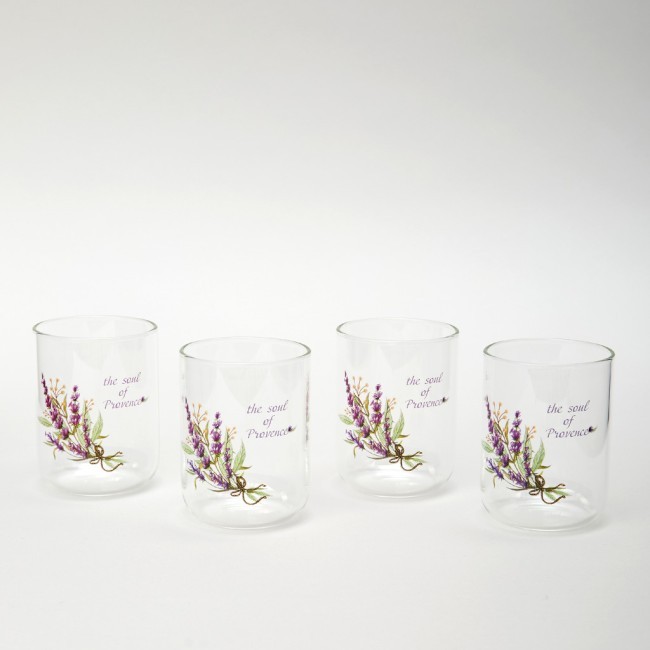 Набор стаканов "душа прованса" из 4-х шт. 360 мл Agness (887-283)