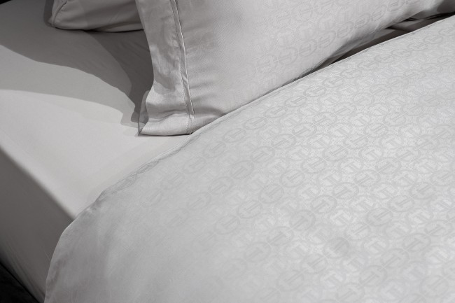 Простыня на резинке бамбук, серая 160*200*30 (TT-00014580)