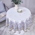 Скатерть круглая "душа прованса" 150 см , 100% хлопок, белый, твил, пропитка Lefard (850-735-27)