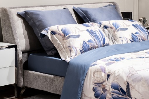 Простыня тенсель синяя 270*280 (TT-00012242)