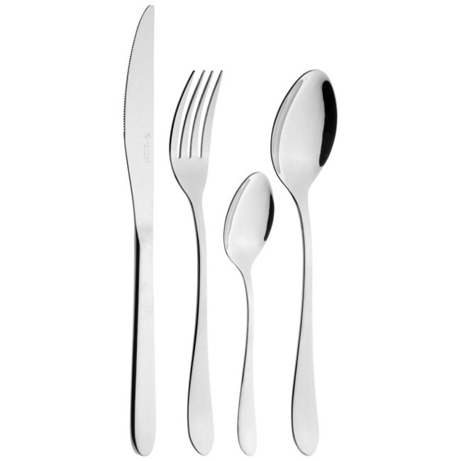 Набор столовых приборов на пластиковой подставке, 24пр Agness (933-204) Набор столовых приборов на пластиковой подставке, 24пр Agness (933-204)