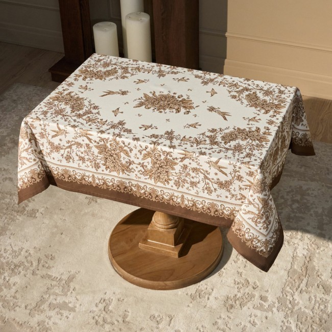 Скатерть " royal garden" 110х140см ,белый ,100% хлопок ,твил с пропиткой Lefard (850-754-20) Скатерть " royal garden" 110х140см ,белый ,100% хлопок ,твил с пропиткой Lefard (850-754-20)