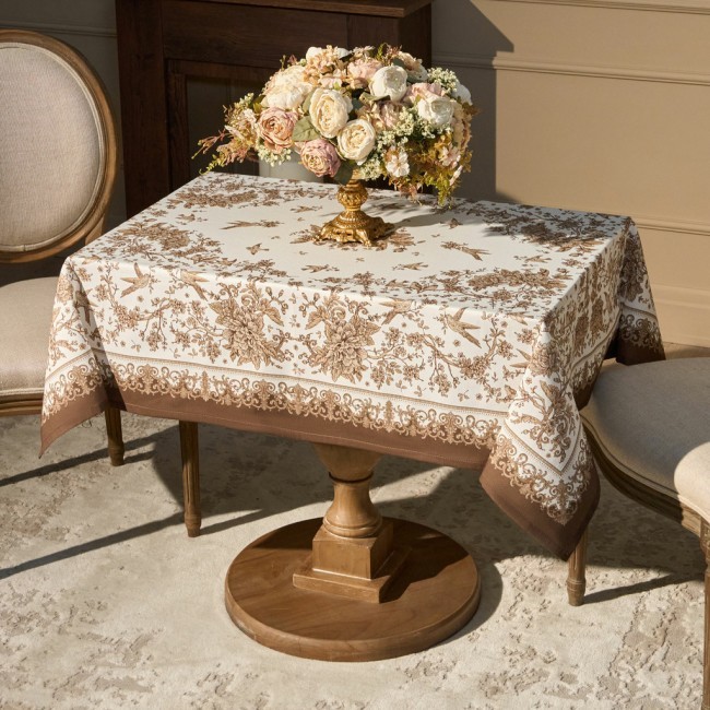 Скатерть " royal garden" 110х140см ,белый ,100% хлопок ,твил с пропиткой Lefard (850-754-20) Скатерть " royal garden" 110х140см ,белый ,100% хлопок ,твил с пропиткой Lefard (850-754-20)