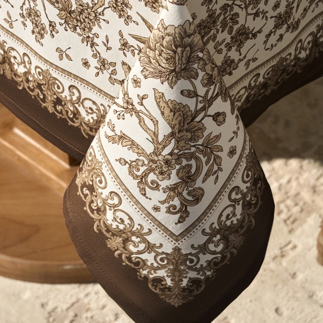 Скатерть " royal garden" 110х140см ,белый ,100% хлопок ,твил с пропиткой Lefard (850-754-20) Скатерть " royal garden" 110х140см ,белый ,100% хлопок ,твил с пропиткой Lefard (850-754-20)