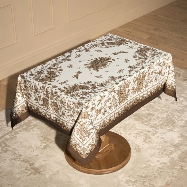 Скатерть " royal garden" 110х140см ,белый ,100% хлопок ,твил с пропиткой Lefard (850-754-20) Скатерть " royal garden" 110х140см ,белый ,100% хлопок ,твил с пропиткой Lefard (850-754-20)