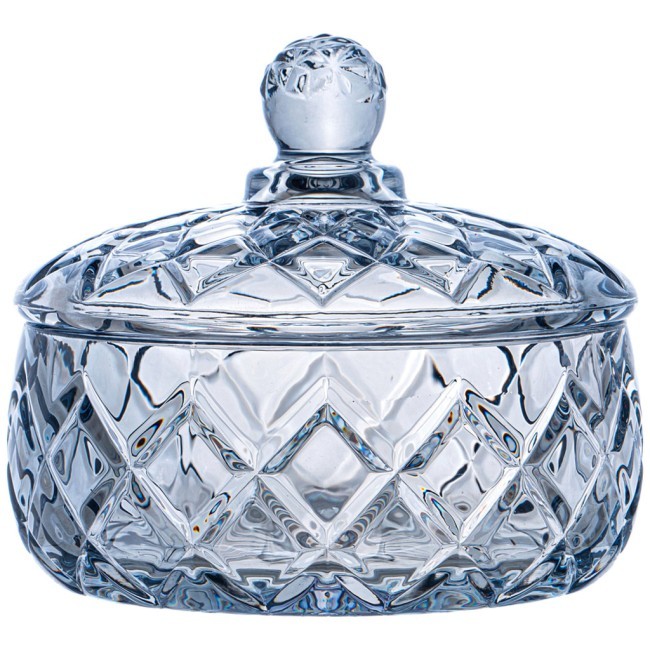 Емкость для хранения lefard с крышкой "diamant blue" 12*10см , 320 мл Lefard (691-075)