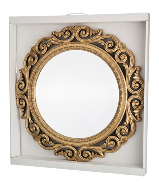 Зеркало настенное "royal house" 58*58*5 см.диаметр зеркала=38 см. Lefard (220-134) Зеркало настенное "royal house" 58*58*5 см.диаметр зеркала=38 см. Lefard (220-134)
