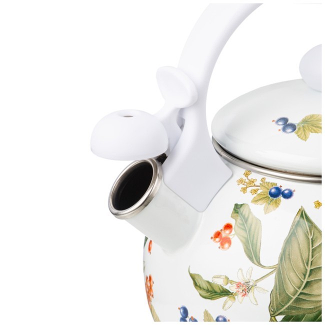 Чайник agness эмалированный со свистком серия "фруктовая корзина", 2,2л, индукционное дно Agness (934-589) Чайник agness эмалированный со свистком серия "фруктовая корзина", 2,2л, индукционное дно Agness (934-589)