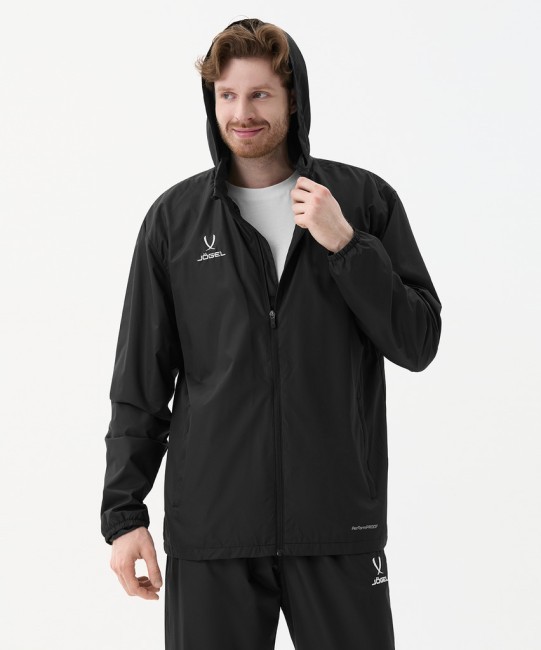Куртка ветрозащитная JOGEL DIVISION PerFormPROOF Shower Jacket, черный (1950238)