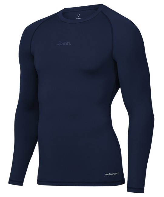Футболка компрессионная с длинным рукавом JÖGEL PerFormDRY Baselayer Tee LS 2, темно-синий (2117467) Футболка компрессионная с длинным рукавом JÖGEL PerFormDRY Baselayer Tee LS 2, темно-синий (2117467)
