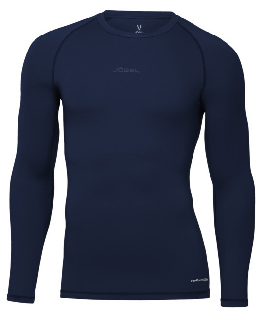 Футболка компрессионная с длинным рукавом JÖGEL PerFormDRY Baselayer Tee LS 2, темно-синий (2117467) Футболка компрессионная с длинным рукавом JÖGEL PerFormDRY Baselayer Tee LS 2, темно-синий (2117467)