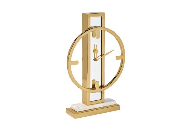 Часы настольные зеркальные  цвет золото H40см (TT-00007592)