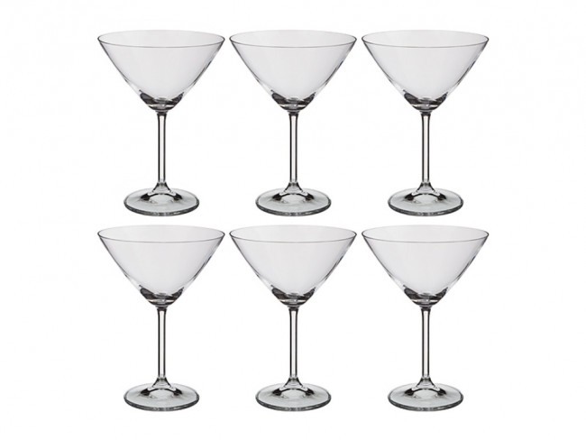 Набор бокалов для коктейлей из 6 шт. "gastro / colibri" 280 мл. высота=18 см. Crystal Bohemia (669-151)