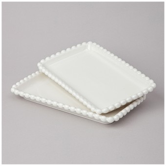 Набор блюд lefard "pearl" прямоуг. 2 шт. 20*12*2 см Lefard (761-099) Набор блюд lefard "pearl" прямоуг. 2 шт. 20*12*2 см Lefard (761-099)