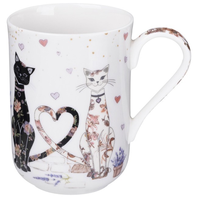 Кружка lefard "лавандовые коты" 330 мл Lefard (425-177)