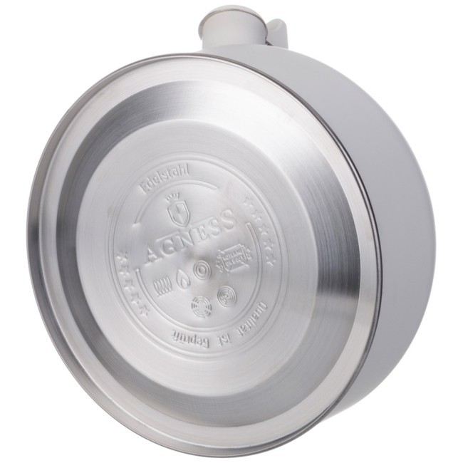 Чайник agness со свистком 2,5 л,нжс индукция, устойчивое жаропрочное покрытие Agness (937-908)