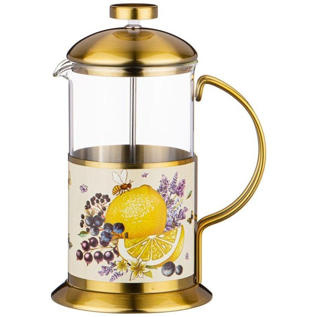 Френч-пресс agness "прованс лимоны" 600 мл Agness (894-131) Френч-пресс agness "прованс лимоны" 600 мл Agness (894-131)
