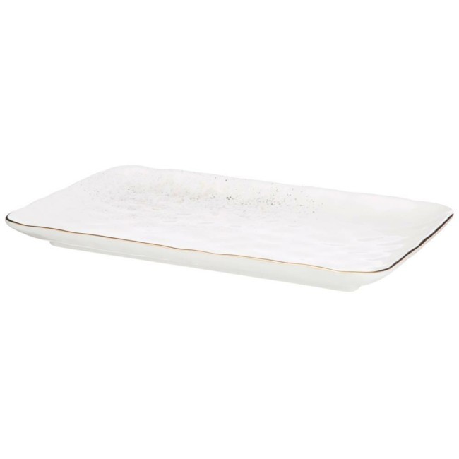 Блюдо прямоугольное bronco "gold" 30*20,5*2,5 см Bronco (263-1084)