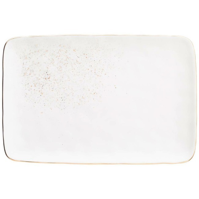 Блюдо прямоугольное bronco "gold" 30*20,5*2,5 см Bronco (263-1084)