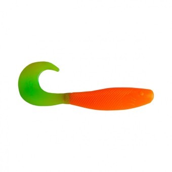 Твистер Helios Hybrid 2,75"/7,0 см, цвет Orange & Green 7 шт HS-13-025 (78167)