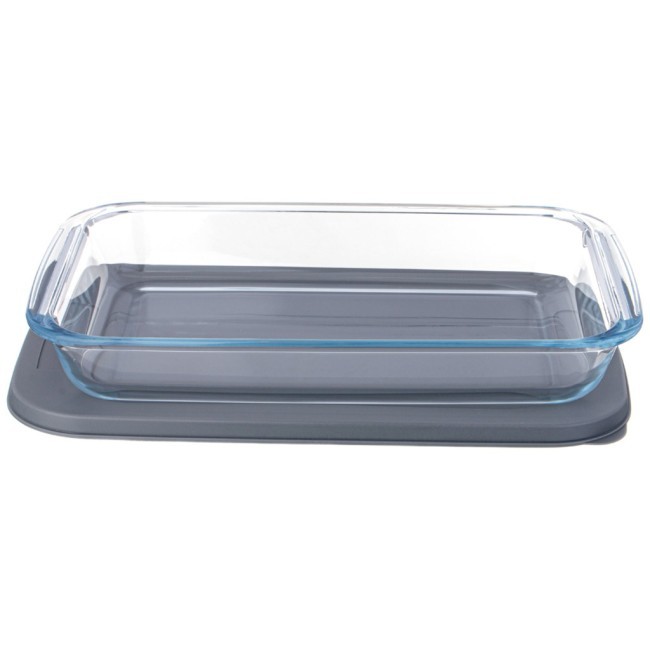 Форма для запекания с крышкой 34,5х20,6х5 см 2,2 л Agness (172-163)