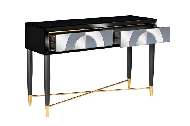 Консоль 2 ящика зеркало двухцветное 120*42*75см (TT-00006822) Консоль 2 ящика зеркало двухцветное 120*42*75см (TT-00006822)