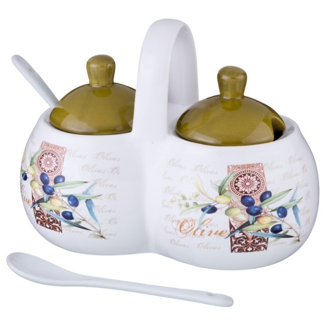 Банка для специй "оливки" 17*10*13 см. Agness (358-1341) Банка для специй "оливки" 17*10*13 см. Agness (358-1341)