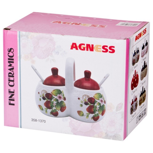 Банка для специй "оливки" 17*10*13 см. Agness (358-1341) Банка для специй "оливки" 17*10*13 см. Agness (358-1341)