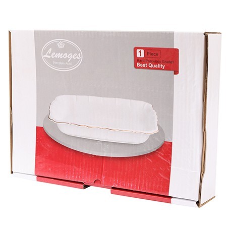 Блюдо сервировочное для подачи керамика 33,5х22,5х5,5 LR (90045-401L) Блюдо сервировочное для подачи керамика 33,5х22,5х5,5 LR (90045-401L)