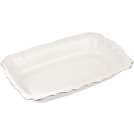 Блюдо сервировочное для подачи керамика 33,5х22,5х5,5 LR (90045-401L) Блюдо сервировочное для подачи керамика 33,5х22,5х5,5 LR (90045-401L)