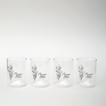 Набор стаканов "счастье" из 4-х шт. 360 мл Agness (887-284)