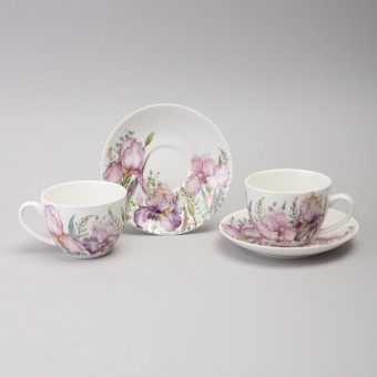 Чайный набор lefard "irises" на 2 пер. 4 пр. 275 мл Lefard (425-149) Чайный набор lefard "irises" на 2 пер. 4 пр. 275 мл Lefard (425-149)