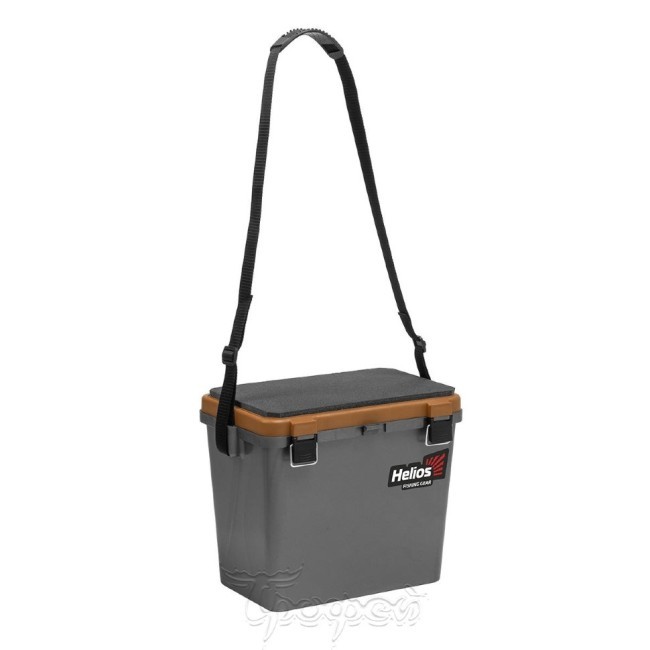 Ящик рыболовный зимний Helios односекционный 19л серый/золото (HS-IB-19-GGo-1) (70117) Ящик рыболовный зимний Helios односекционный 19л серый/золото (HS-IB-19-GGo-1) (70117)