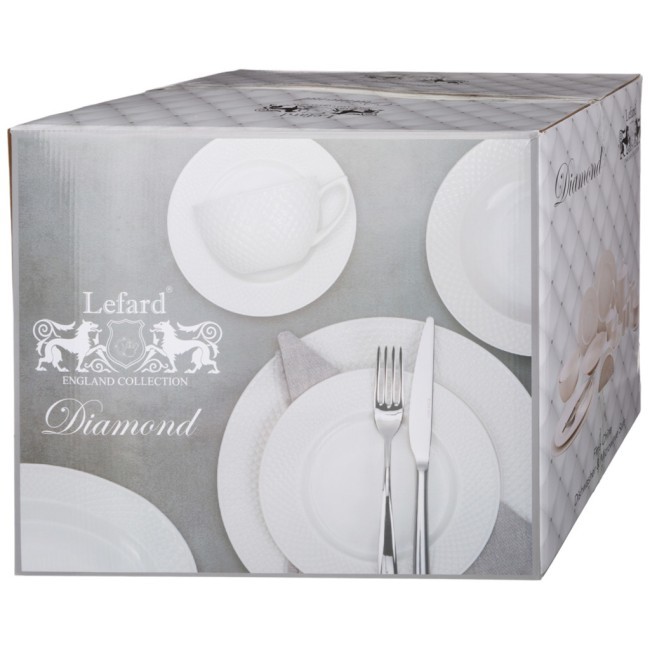Сервиз чайно-столовый lefard "диаманд голд" на 12 пер. 101 пр. Lefard (359-323)