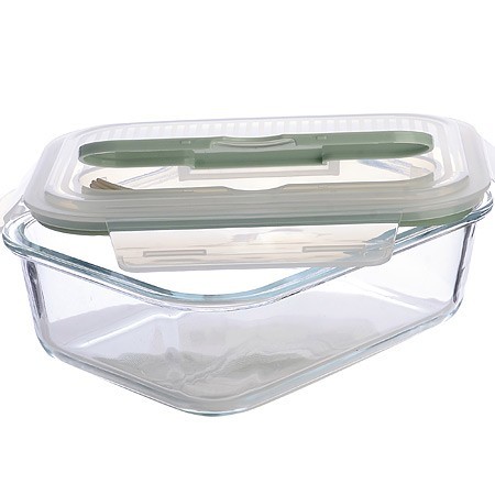 Контейнер 1л стекло с ложкой и вилкой Mayer&Boch (31191)