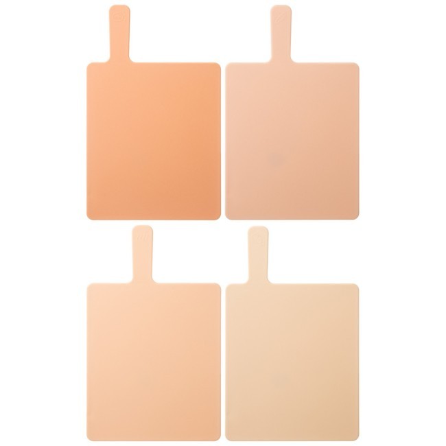 Набор разделочных досок из 4 шт+подставка 24*7.8*17cm цвет: бежевый Agness (671-507)