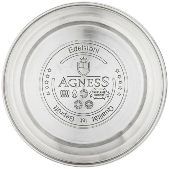 Чайник agness со свистком, серия тюдор, 3,0 л термоаккумулирующее дно, индукция Agness (937-830)