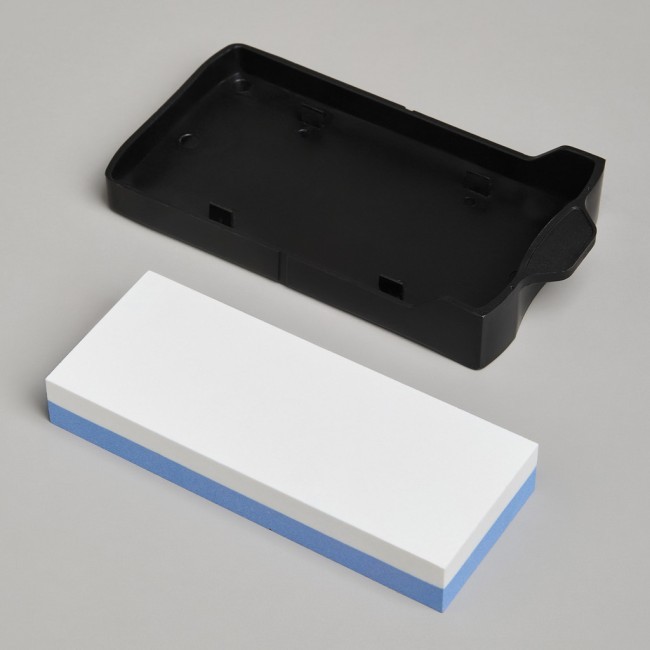 Подставка для ножей agness с точильным камнем 13,6*14,6*23 см Agness (907-321)